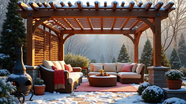 Profiter de son extérieur toute l'année avec une pergola