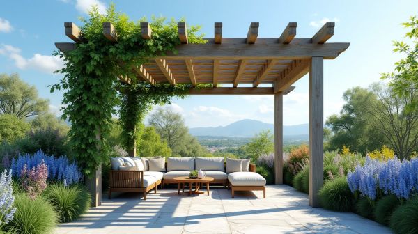 Profiter de son extérieur toute l'année avec une pergola